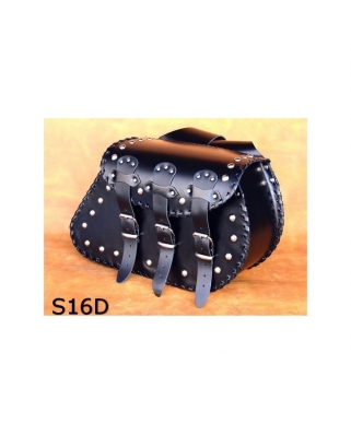 Saddle bags 116 in Plain/Rivets/Rivets+Fringes