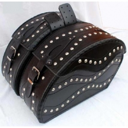 Saddle bags with studs - whole reinforced 