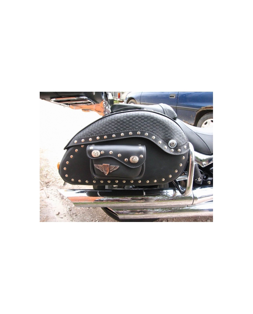 Leather saddlebags Nebrasca